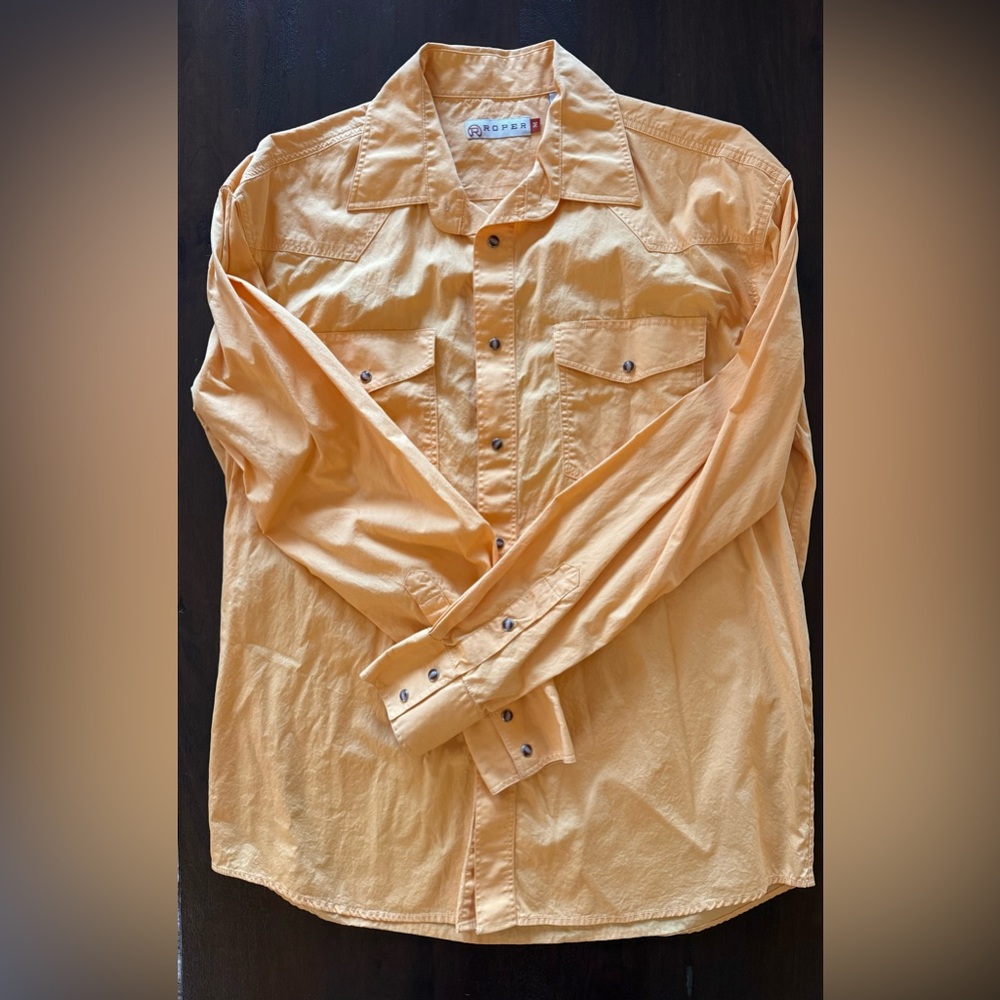 Roper Light Orange Shirt